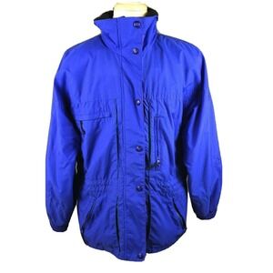 Edelweiss Women's Vintage 1980s Purple Ski Snow Coat‎ Jacket Medium Skiwear